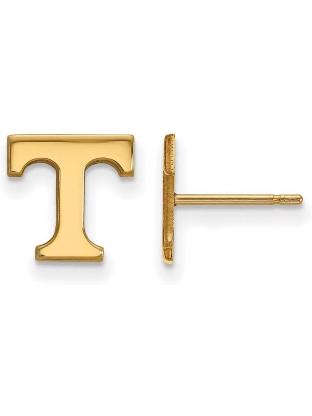 Sterling Silver & Gold Plated University of Tennessee XS Post Earrings - Stylish